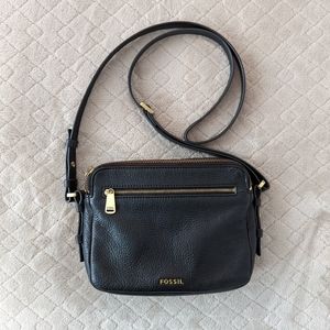 Fossil leather crossbody bag